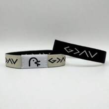 2025 Latest Daily Bible Verse Wristband, 8 Colors To Choose From - NFC Waterproof Polyester Printing, Includes Daily Bible Excerpts - Fashionable Wristband For Men And Women. - 粉色 - 查看 3