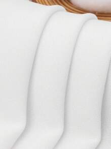 Plus Size Chiffon Tie Front Knot Shirt Women Summer Vacation Cover Up Sheer Casual Blouse Solid Color - White - View 6