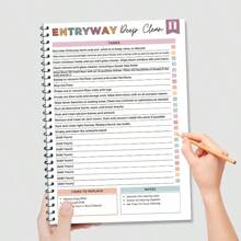 ADHD Cleaning Planner ,Home Cleaning Schedule,Weekly,Monthly,Yearly Cleaning Checklist,Declutter,Family Chore Chart,School Supplies,Back To School