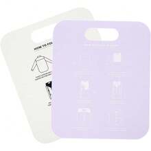 Veemoon 2 Piezas Tablero De Ropa Organizador De Almacenamiento De Ropa Doblar La Ropa Herramienta Para Doblar Ropa Tabla Plegable Para Ropa Envolver Cartón Carpeta Camisa Páginas - 1 - Ver 1