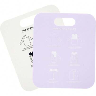 Veemoon 2 Piezas Tablero De Ropa Organizador De Almacenamiento De Ropa Doblar La Ropa Herramienta Para Doblar Ropa Tabla Plegable Para Ropa Envolver Cartón Carpeta Camisa Páginas