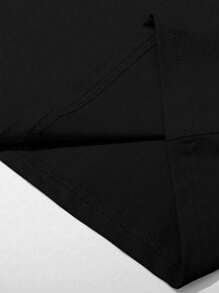 Customized Personalized Photo Printed T-Shirt For Men, Print Your Own Photo - Selfie, Baby, Friend, Idol, Couple, Family, Party, School, Sports, Pet, Love, Business/Corporate Gathering Uniform, Birthday Gift - Black - View 6