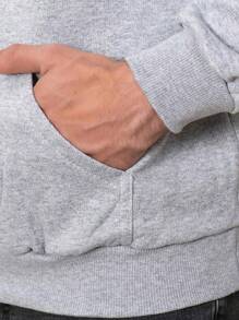 Card Game Flannel Hoodie Espadilha Streetwear Cotton - Xám - Xem 5
