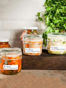 1 rolă etichetă autocolantă cu data de depozitare a alimentelor - autocolante detașabile neadezive pentru scris de mână, autocolante colorate goale pentru sticle, borcane, frigider, organizarea bucătăriei și marcarea inventarului, rechizite școlare, înapoi la școală - Multicolor - Vizualizare 10