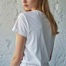 100% Cotton I LOVE HEART DETROIT MICHIGAN T-Shirt - White - View 2