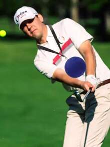 1pc Golf Swing Plane Training Ball With Air Pump - Multicolor - View 4