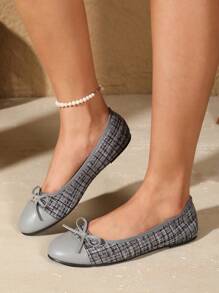 Style Comfortable Ballerina Flats, Lightweight Low-Top Casual Slip-On Shoes, Fashion Work Wear For Women, Spring/Summer/Autumn