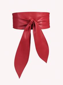 1pc Women's Adjustable Wide Elastic Waist Belt, Decorative Waist Cincher For Dresses, Shirts, Retro American Y2K High-End Leather Belt Fall, Autumn, Halloween - Girdle - View 14