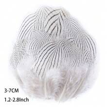 50 件批发天然孔雀野鸡羽毛用于工艺品珠宝制作配件婚礼装饰捕梦网真羽毛