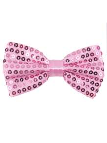 男士纯色优雅亮片领结，预系双层纯色缎面正式燕尾服领结，可调节，适合伴郎、婚礼、派对、正式场合、节日礼物 - 彩色 - 查看 22