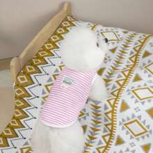 涤纶背心，适合泰迪熊、贵宾犬和猫等小型犬，透气透明面料，适合户外穿着