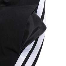 Adidas 女士健身裤，运动训练慢跑跑步长裤 JY7666 - 黑色/白 - 查看 5