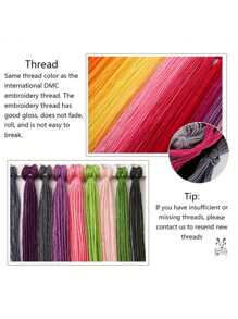 1 Set - Mouse Theme Cross-Stitch Painting Kit, DIY Thread Art Needlework Supplies, Mixed Color High-Quality Threads, 11CT Cross-Stitch Decorative Painting Design, Handmade Stress-Relief Gift, Complete Home Decor Embroidery Craft, Suitable For Entryway, Study, Bedroom Decoration, Frameless