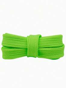 扁平宽鞋带，双层，彩色涤纶，适用于休闲鞋，多色鞋带配件