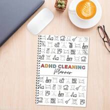 ADHD Cleaning Planner ,Home Cleaning Schedule,Weekly,Monthly,Yearly Cleaning Checklist,Declutter,Family Chore Chart,School Supplies,Back To School