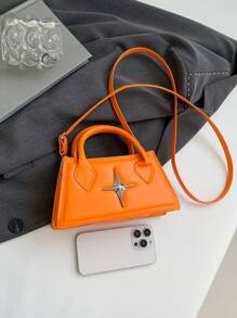 1pc This Year's Popular Hot Girl Sweet Cool Handbag Simple And Stylish Shoulder Crossbody Small Square Bag, Korean Style Versatile, Shoulder Straps Casual And Comfortable, Versatile And Not Picky, Suitable For Girls' Daily Shopping And Travel Use