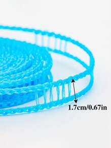 1 件便携式晾衣绳，升级版加厚防风防滑晾衣绳，露营晾衣绳，户外旅行配件，浴室宿舍室内户外洗衣使用 - 彩色 - 查看 7