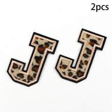 (A-Z) Leopard Letter Patches On Chenille Iron, Alphabet Patches On Alphabet Embroidered Clothing, Dresses, Hats, Jeans, Shoe Bags, DIY Supplies, Leopard,Grandma Mother's Day Gift,Mother's Day