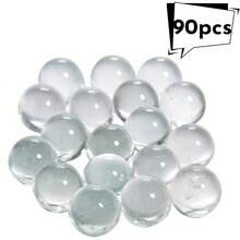 0.6 Inch Glass Marble, Transparent Round Glass Ball, Marble Filler For Crafts, Decorations, Floral Centerpieces, Aquariums, And Garden Decor, Also Can Be Used As Game Pieces