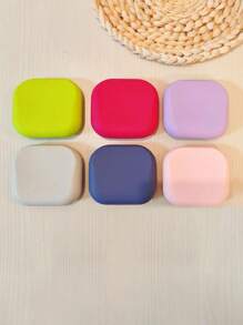 Bolsa organizadora magnética y portátil de silicona para accesorios digitales multifuncionales, en colores de caramelo, adecuada para guardar auriculares, llaves, tarjetas, joyas y otros accesorios