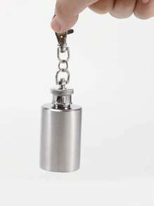 Mini portachiavi con flacone, di dimensioni compatte, adatto per viaggi, picnic all'aperto e altre attività, comodo da trasportare, lavorazione delicata per esaltare il tuo stile