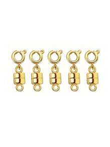 12 件/6 件/10 件混合磁性扣件，转换器珠宝扣适用于镀金银珠宝制作扣 - 彩色 - 查看 17