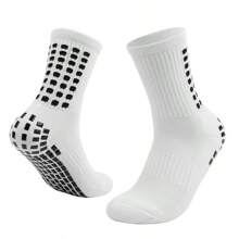 4/12/25Pairs Men Women Crew Socks Sports Rubber Grip Socks Football Towel Bottom Shockproof Breathable Socks Soccer Basketball Skateboard Rugby Tennis Badminton Exercise Athletic Socks - Multicolor - View 5
