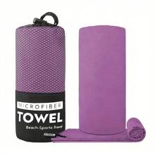 1 cái/2 cái Lưới thoáng khí Kiểu Xô Thể thao Ngoài trời Siêu thấm hút, Khăn mềm khô nhanh, Khăn bơi sợi siêu mịn, Khăn tắm bãi biển cát chống dính Thích hợp cho Du lịch, Yoga, Bãi biển, Tắm vòi sen, Bơi lội, Đi bộ đường dài, Cắm trại, Ba lô, Dã ngoại hoặc bất kỳ môn thể thao và hoạt động ngoài trời nào khác, Cũng dùng hàng ngày, Đồ dùng thiết yếu cho bãi biển màu tím/xám đậm - Nhiều màu - Xem 9