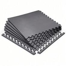 Marcy EVA Foam Interlocking Flooring Mat High Density Non-Slip Tiles For Fitness Equipment, Workout Cushion And Floor Protection