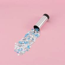 1 件玫瑰金生日彩纸爆竹，手持派对带彩带，适合生日派对、庆祝活动