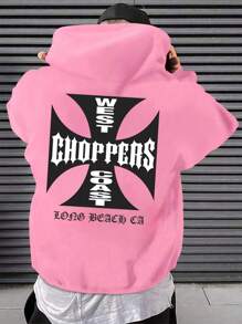 Men's  West Coast Sweatshirt Choppers Brian - Baby Pink - View 1