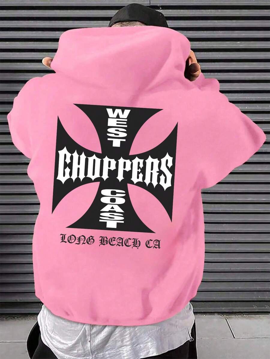 Men's West Coast Sweatshirt Choppers Brian - Baby Pink - View 1