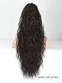 Extension de queue de cheval, extension de queue de cheval de 26 pouces à pince pour femmes, cheveux longs synthétiques bouclés et ondulés, extension de cheveux à clipser pour utilisation quotidienne et fête