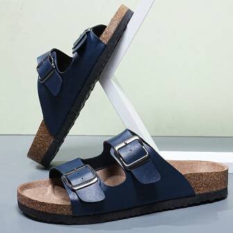 休闲拖鞋、户外沙滩凉鞋、多功能软木拖鞋、平底人字拖