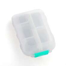 1pc Daily Pill Organizer 10 Compartments Portable Pill Box Travel Medicine Storage Box Moisture-Proof Small 10 Girds Medicine Box Travel Pill Organizer Small Pill Box Mini Portable Weekly Medicine Holder Container For Travel Home School Supplies College Dorm Essentials For Student Container Medicine Pill's Box Travel Supplies Camping Medical Emergency Bag Pill Case Pill Container Medicine Organizer