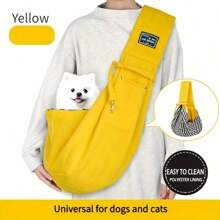 Portador de bolso de transporte para mascotas, gran capacidad portátil - Correa ajustable para un viaje fácil y transporte cómodo, bolso de transporte suave para mascotas, bolso de viaje para perros y gatos para exteriores, portador de perros, portador de gatos, compañero de viaje para cachorros, gatitos y animales pequeños, regalo de Navidad