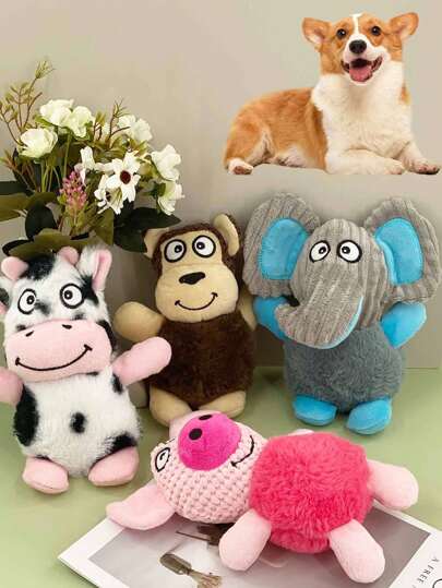 Dog Toy With Sound Effects, Cute Plush Realistic Pet Dog Toy For Chewing, Teething & Interactive Play, Suitable For Medium/Small Dogs, Pet Supplies