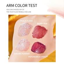 闪亮珍珠唇彩，防水持久，保湿补水，可分层玻璃镜面唇彩 - 彩色 - 查看 5