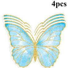 4/12 piezas de manteles desechables de papel con tema de mariposa, decoración de primavera para cocina, restaurante y uso en fiestas, perfectos para picnics, comidas diarias y entusiastas de la decoración del hogar, regalo ideal para amantes del ajuste de la mesa