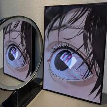 1pc Anime Eye Pop Posters Canvas Painting Cafe Bar Room Wall Arts Decoration No Frame
