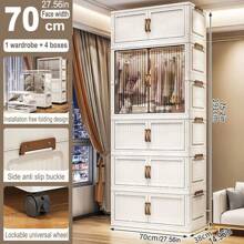 5/4/3/2/1层衣柜整理和存储收纳整理器衣橱整理器鞋架化妆品整理器衣服整理器储物柜梳妆台卧室抽屉