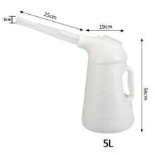 Oil Measuring Jug With Pouring Flexible  For Automotive Garage Car Traveling 2L Oil Jug With Spout Oil Measuring Container Can