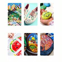 12-Color Paint Kit + 2 Paintbrushes Set, Suitable For Adult Crafts, Models, Decorations, Home Decor, Painting. | 60-Color Acrylic Paint Set With Paintbrushes, Palette, Disposable Apron, Containers - Perfect Gift For Home, Birthday, Classroom Parties (Random Colors),Back To School