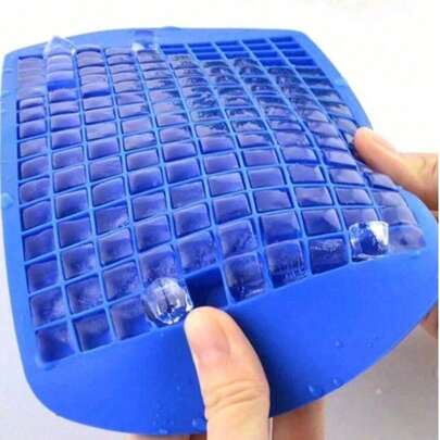 1 件 160 格硅胶冰格，小型制冰机，DIY 小冰格模具，厨房配件，夏季冰格和冰格，厨房配件，冰淇淋储存解决方案