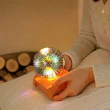 1 个星空 LED 玻璃球 - 浪漫床头夜灯和装饰 - USB 供电幻想氛围灯，适合家庭和办公室 - 圣诞节、复活节、女孩、朋友和家人的完美礼物 - 玻璃球燈 - 查看 11