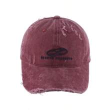 1pc Women's Embroidered Distressed Washed Baseball Cap, Fashion Casual Streetwear Sun Hat Suitable For Daily Wear And Outdoor