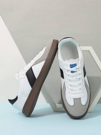 Unisex Casual Shoes, Size 36-45, Women's Casual Shoes & Men's Athletic Shoes, Lace-Up Soft Sole Flat Comfortable Men's Shoes, Lightweight Low-Top Daily Wear Shoes