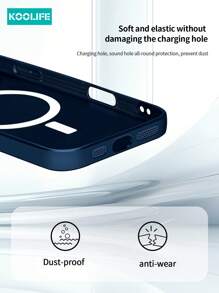 1 Pezzo Custodia in silicone morbido con ricarica senza fili magnetica MagSafe, ultra sottile con finitura opaca, rivestimento metallico antiscivolo e protezione per lobiettivo, con pulsanti monoblocco, compatibile con iPhone 11/12/12Pro/12ProMax/13/13Pro/13ProMax/14/14Plus/14Pro/14ProMax/15/15Pro/15Plus/15ProMax/16/16Pro/16Plus/16ProMax