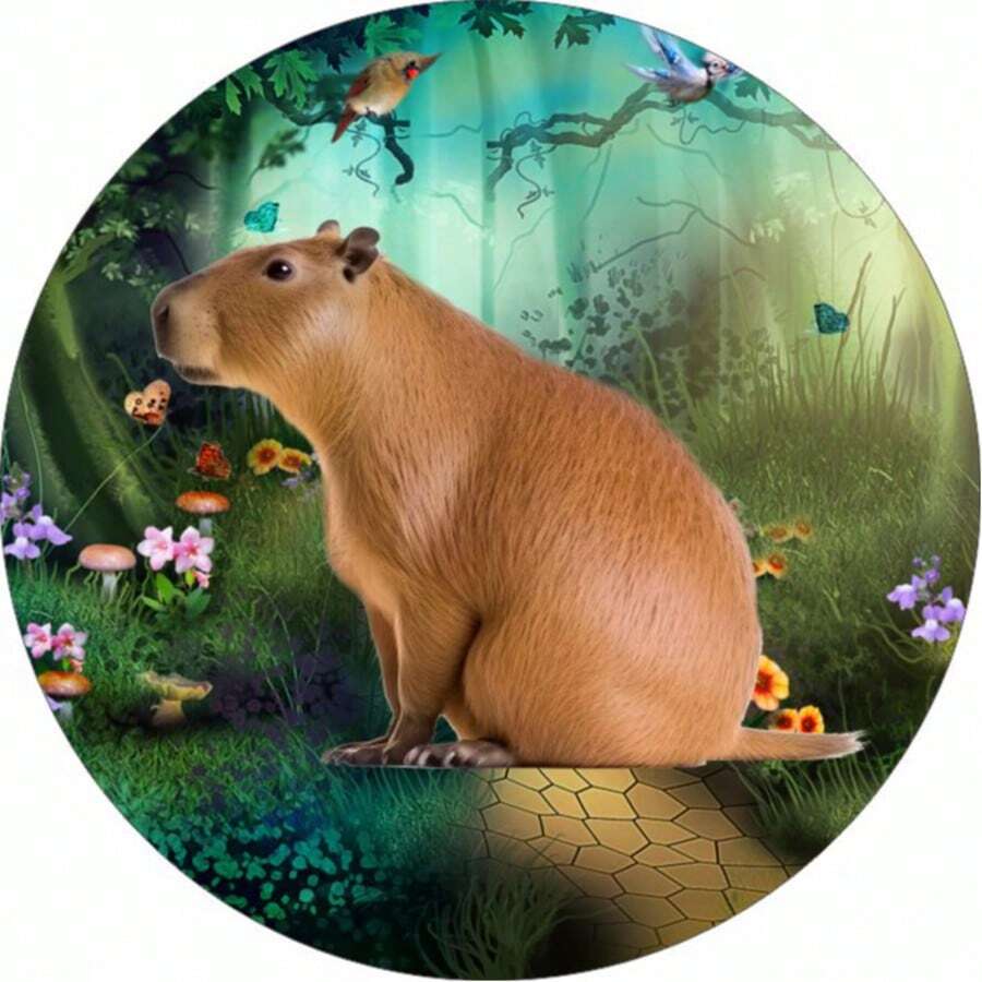 Round Party Panel With Elastic 1.50m Capivara - CAA0004 - 查看 1
