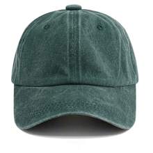 1 szt. Unisex Jednolity kolor Outdoor Casual Fashion Regulowana sprana czapka baseballowa